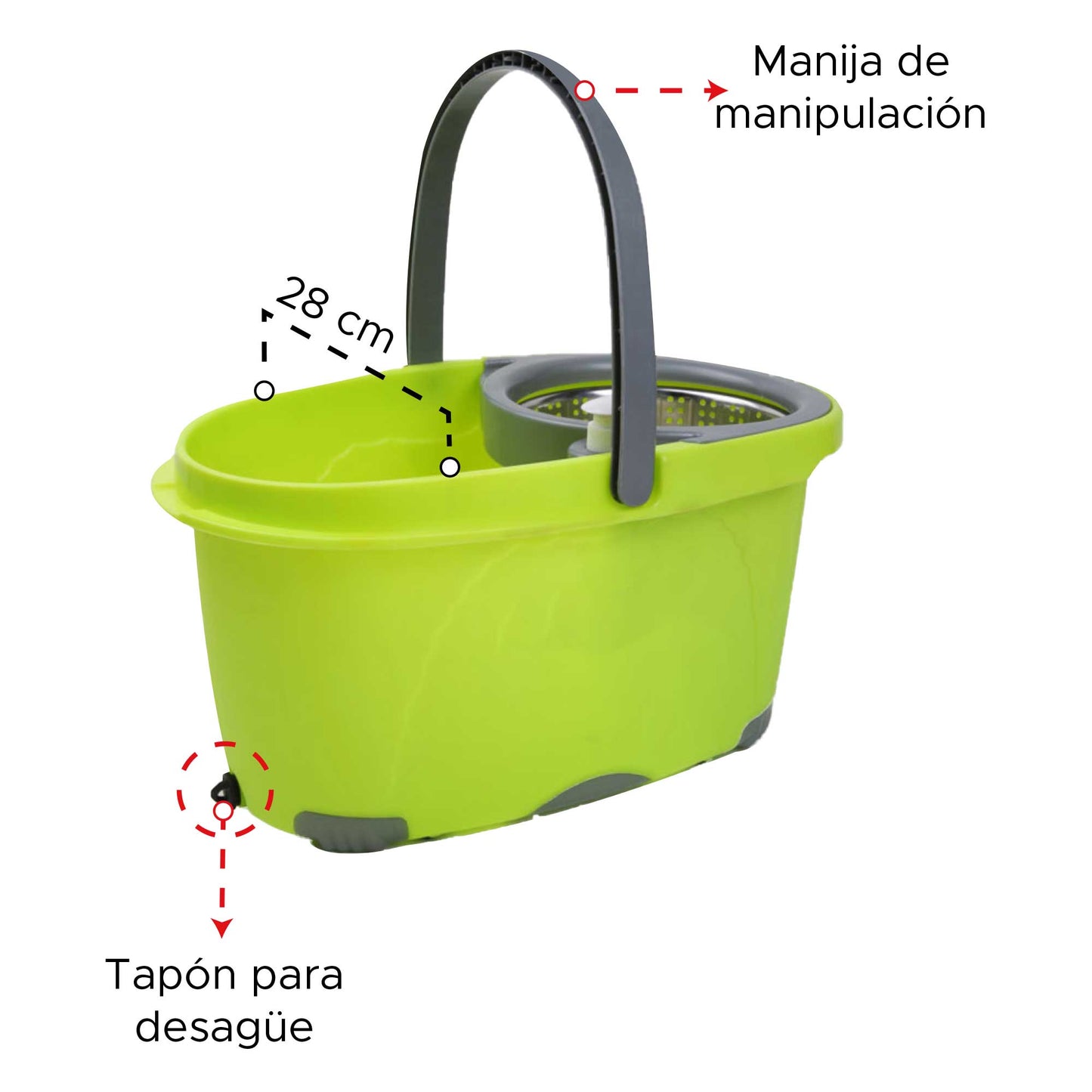 Balde Trapero Mágico Spin