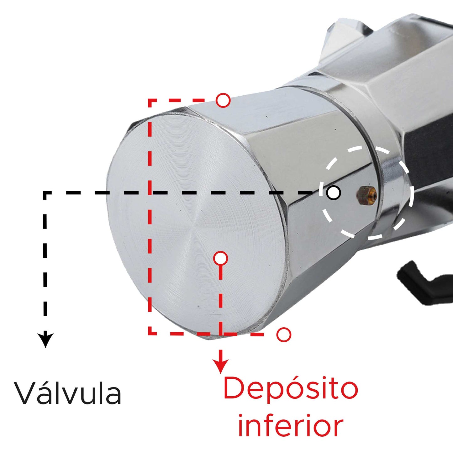 Cafetera moka 12 tazas – 600 ml