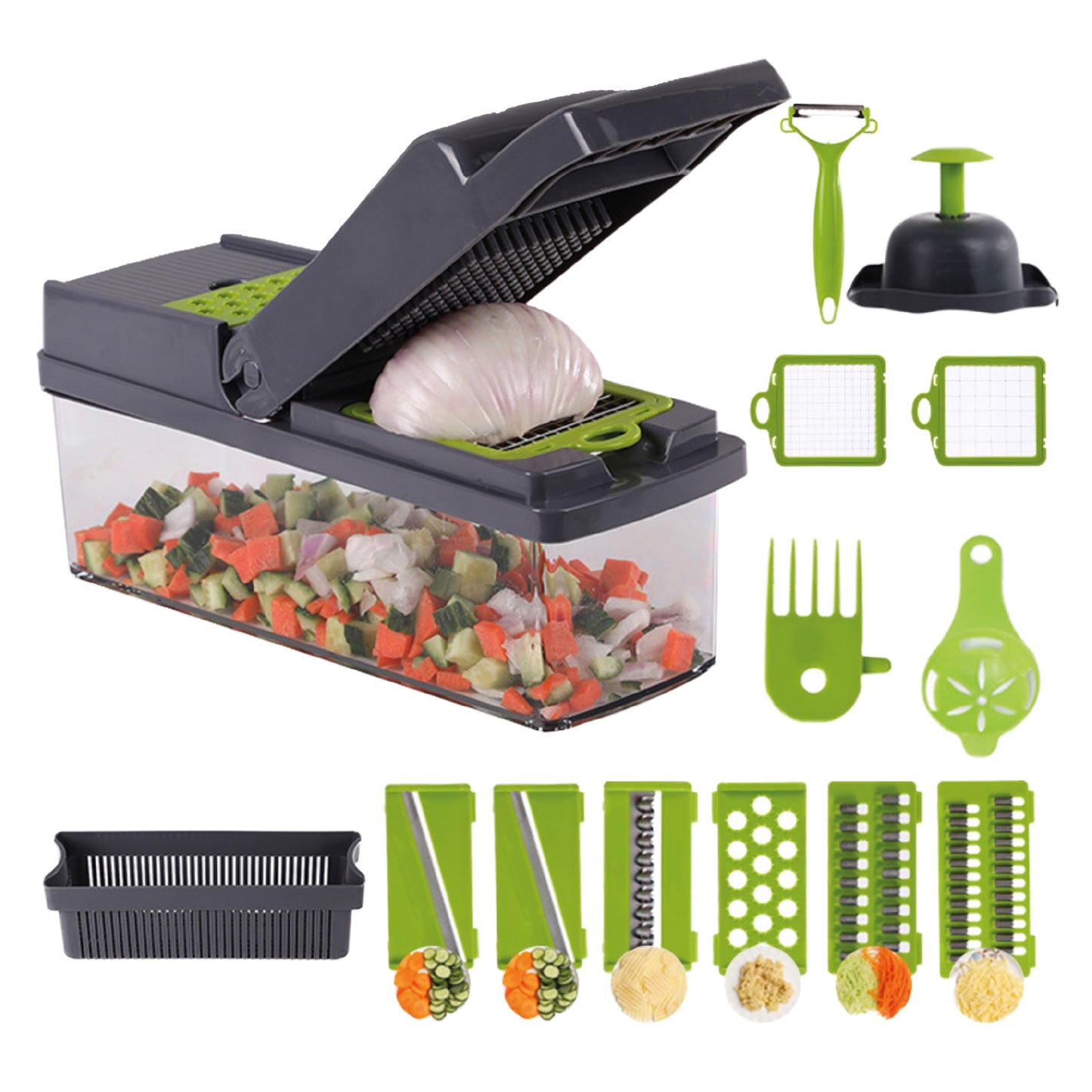 Cortador de vegetales multifuncional