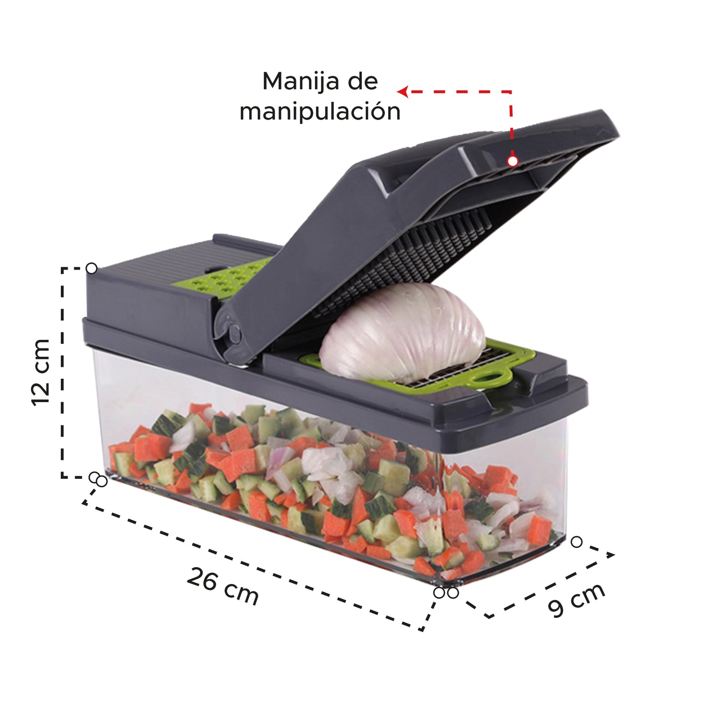 Cortador de vegetales multifuncional