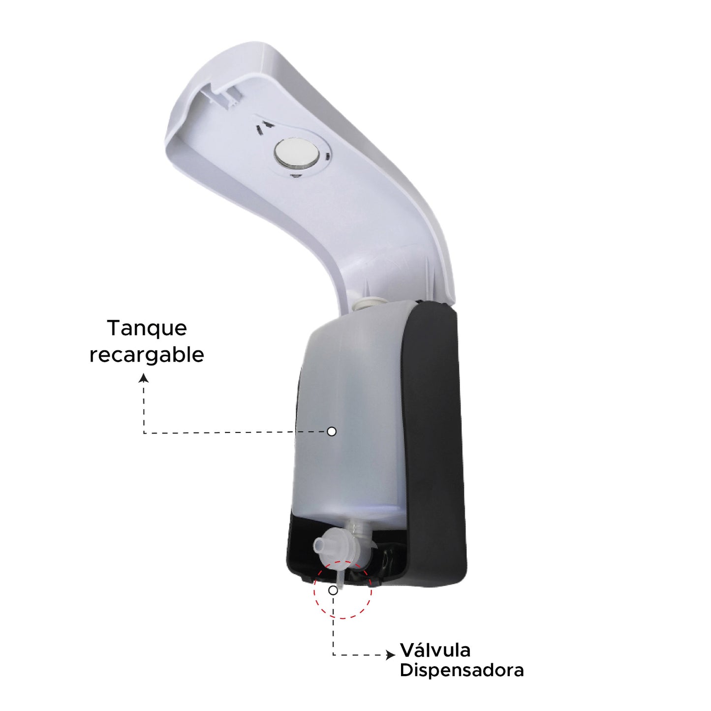 Dispensador de Jabón y Gel 1000 ml