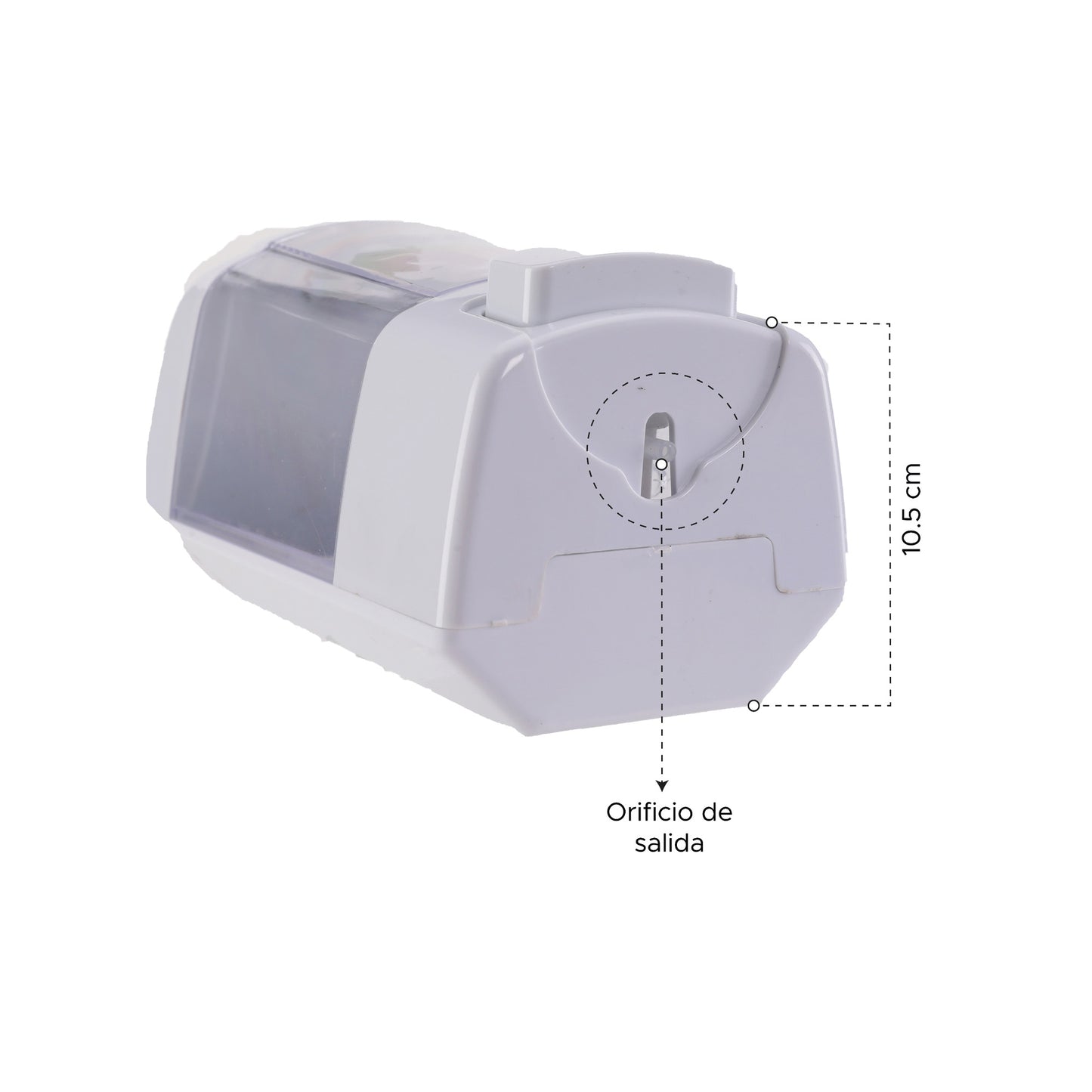 Dispensador de Jabón y Gel 800 ml Transparente
