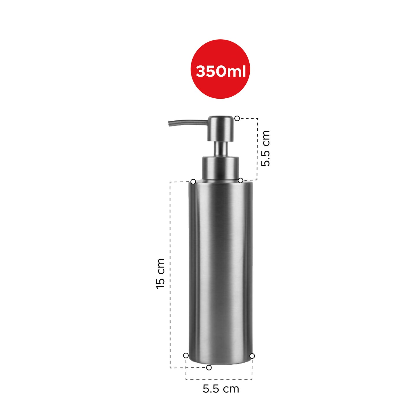 Dispensador de jabón de mesa 350 ml