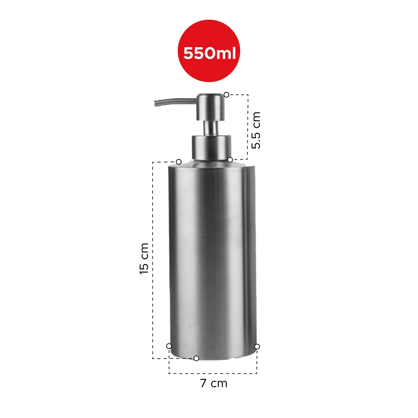 Dispensador de jabón de mesa 550 ml