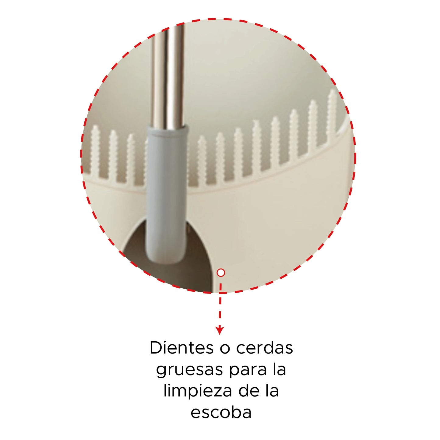 Recogedor plegable con cabo