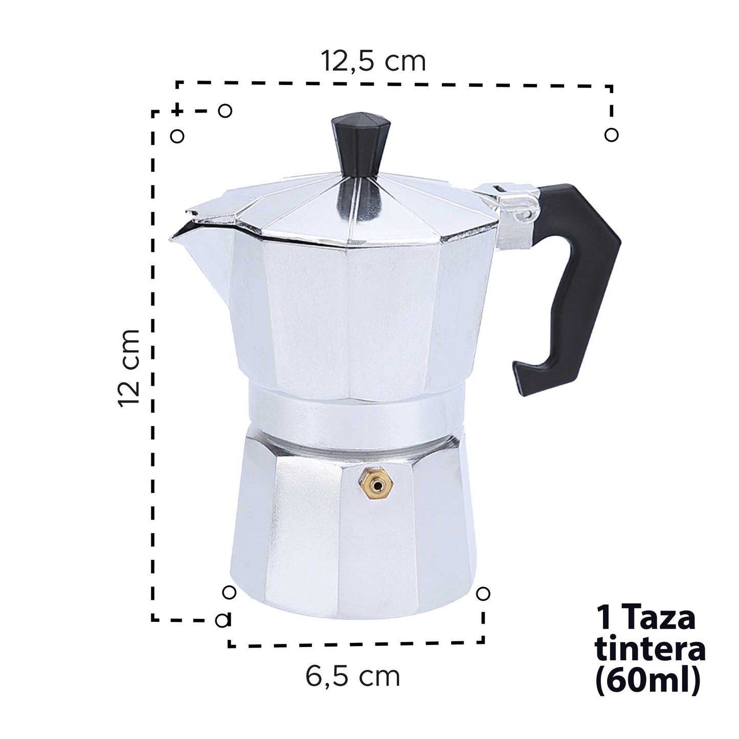 Cafetera moka 1 taza – 60 ml