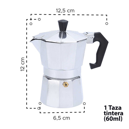 Cafetera moka 1 taza – 60 ml