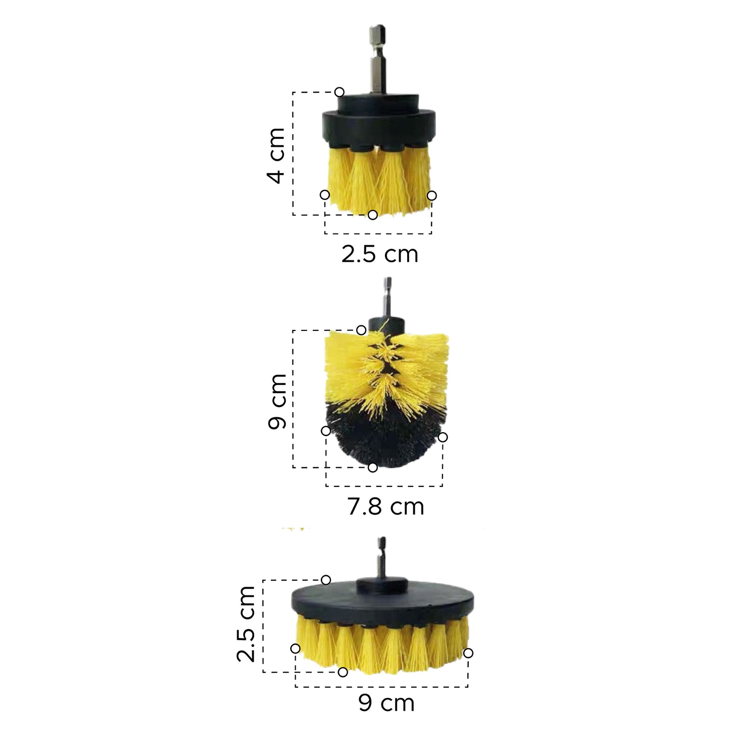 Set de cepillos para Taladro