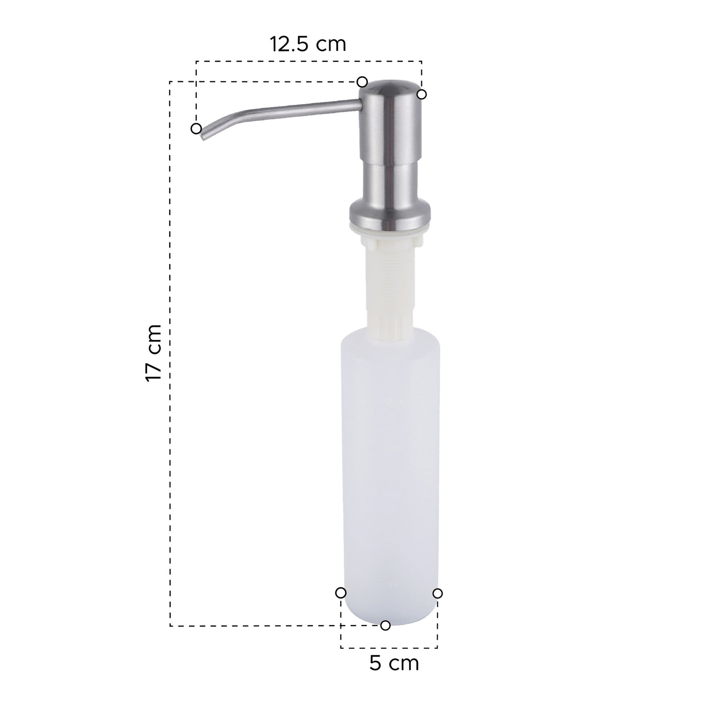 Dispensador de jabón empotrable